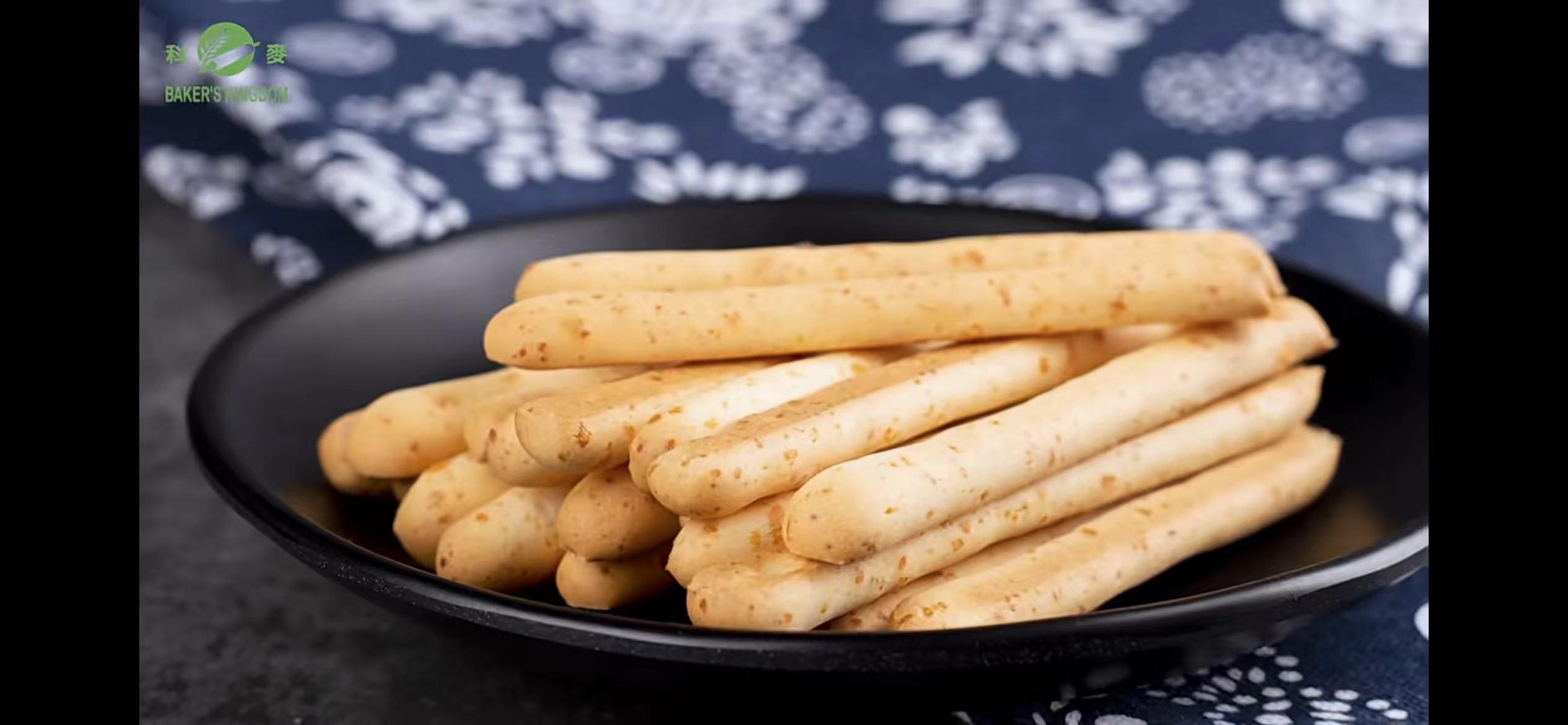 Cheese crackers produced by Depositor Machine