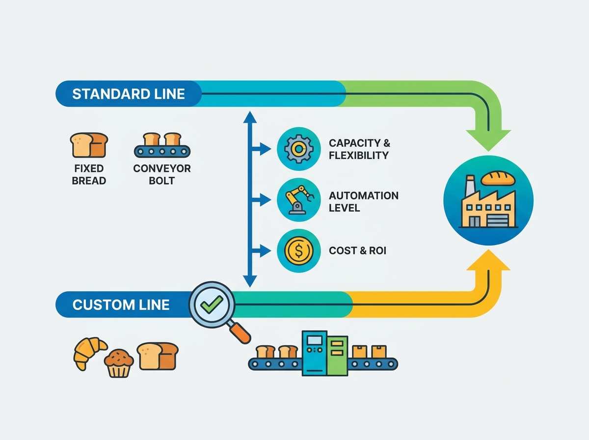 Industrial Bakery Production Line Configuration